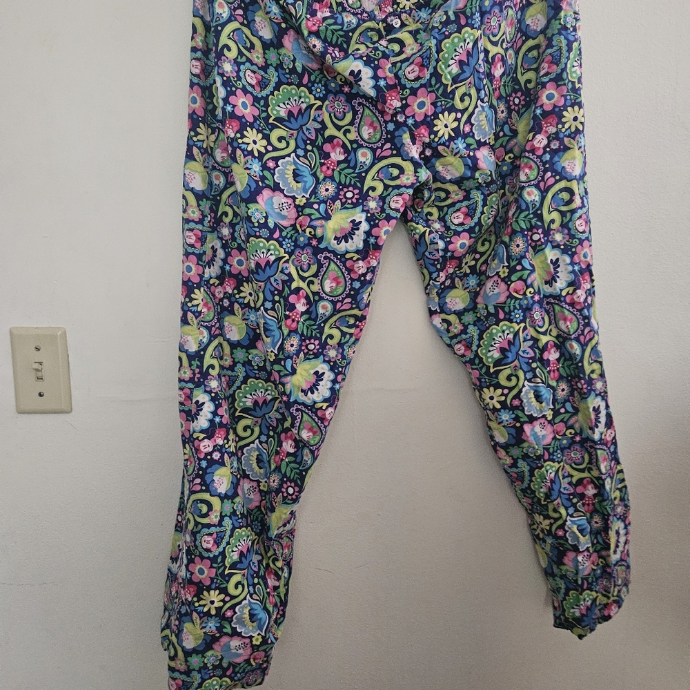Large Floral Womens‎ Pajama Pants